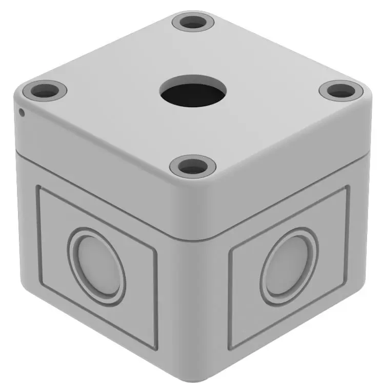 Produktfoto 1 von EAO 704.9; Universalgehäuse; Kunststoff; Grau IP66 Höhe 81 mm
