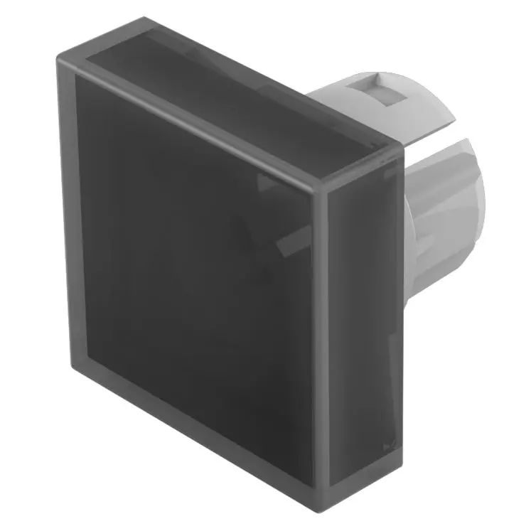 EAO Lampenlinse, Schwarz, Vierkant, L.=20 mm
