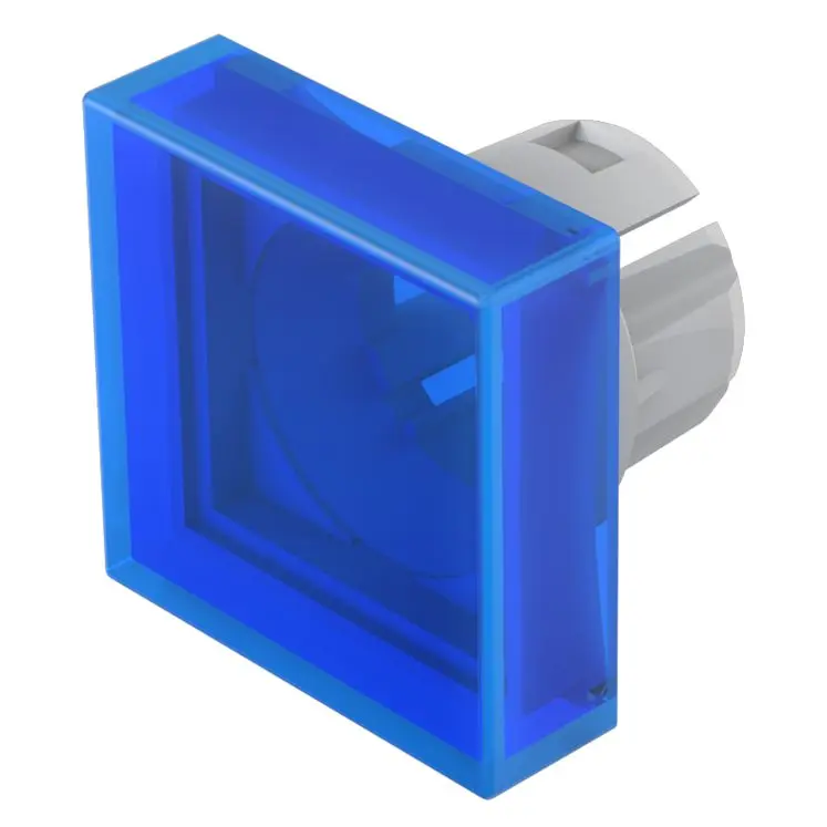Produktfoto 1 von EAO Lampenlinse, Blau, Vierkant, L.=15.3 mm