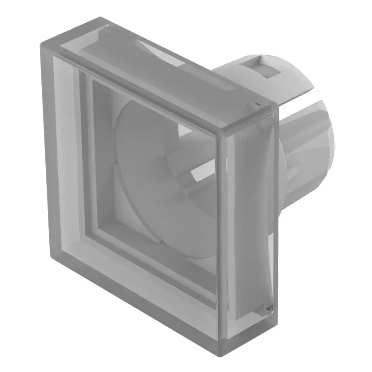 Produktfoto 1 von EAO Lampenlinse, Weiß, Vierkant, L.=15.3 mm
