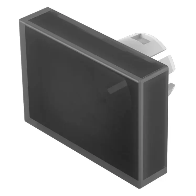 Produktfoto 1 von EAO Lampenlinse, Schwarz, Rechteckig, L.=21.5 mm
