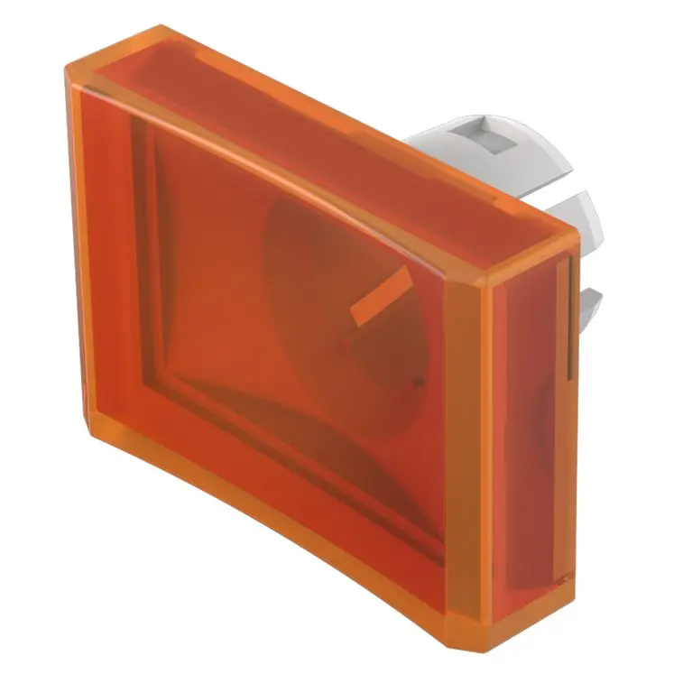 Produktfoto 1 von EAO Lampenlinse, Orange, Rechteckig, L.=21.5 mm
