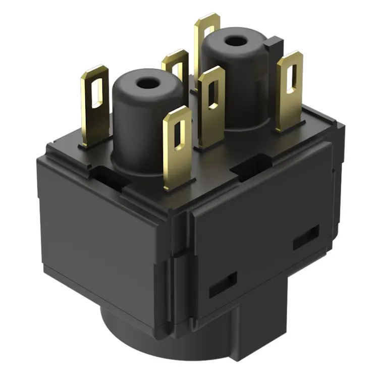 EAO 61 Druckschalter Gleitschalter Steckmontage, 1 Schließer/1 Öffner 50 V dc 50 V ac, IP40