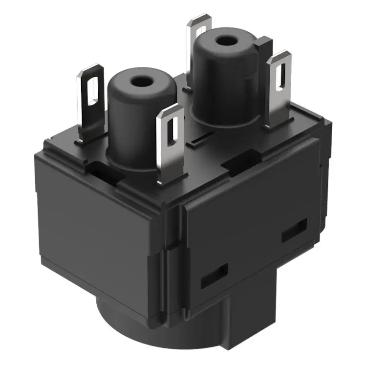 Produktfoto 1 von EAO Series 61 Druckschalter Langsam schließend Steckbar, EIN-AUS Schalter, 2-polig 250
