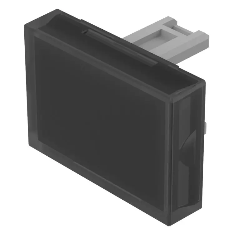 Produktfoto 1 von EAO Lampenlinse, Schwarz, Rechteckig, L.=21.5 mm