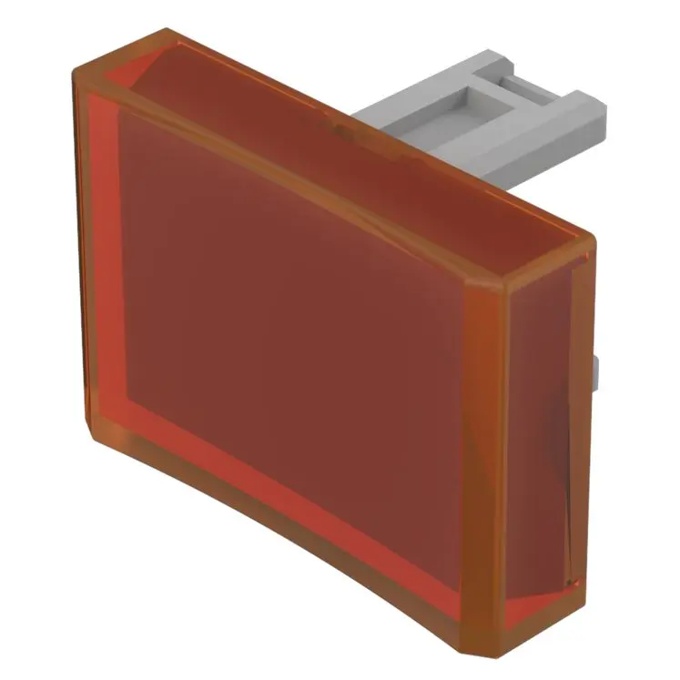 Produktfoto 1 von EAO Lampenlinse, Orange, Rechteckig, L.=21.5 mm