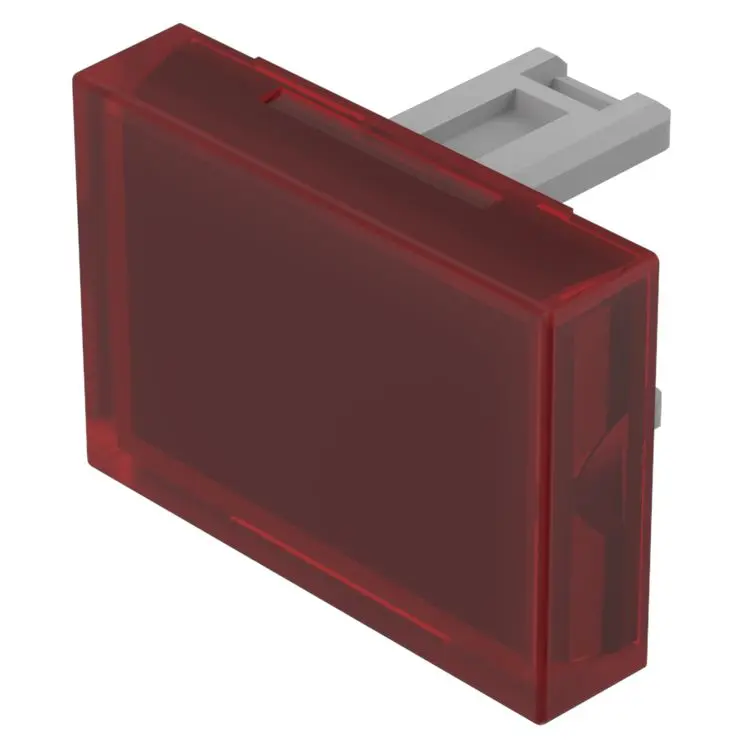 Produktfoto 1 von EAO Lampenlinse, Rot, Rechteckig, L.=21.5 mm