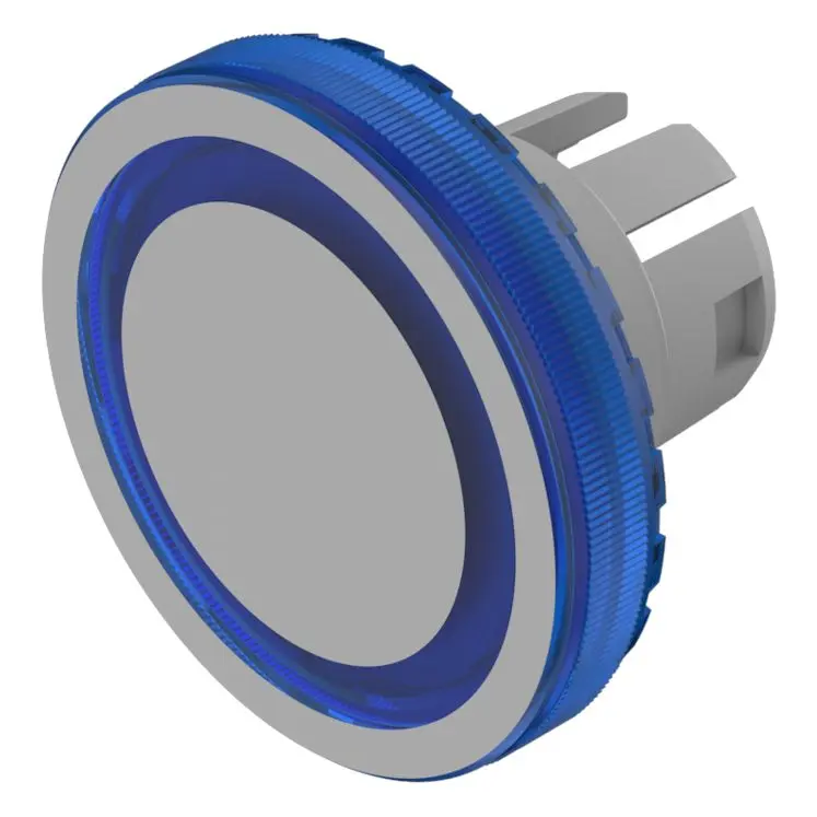 Produktfoto 1 von EAO Lampenlinse, Blau ø 19.7 mm, Rund