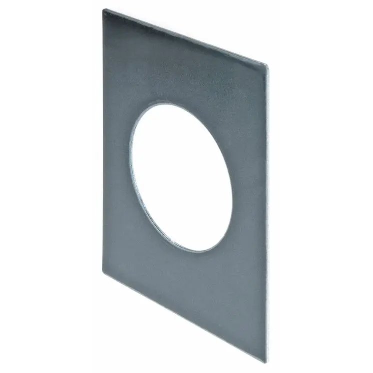 Produktfoto 1 von EAO Beschriftung für Drucktaster-Etiketten Aluminium, Schwarz, Klebstoff, 48 mm x 60 mm, Eloxiert