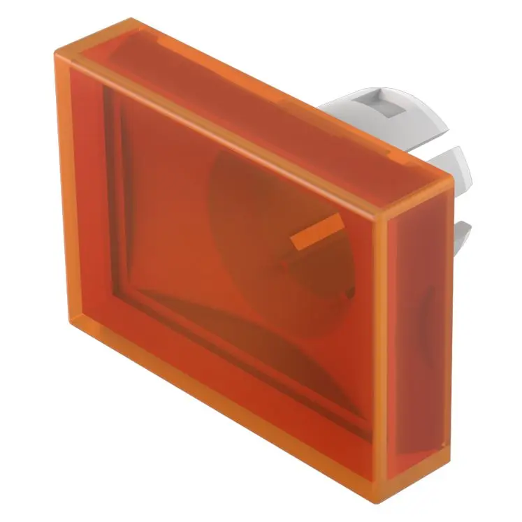 Produktfoto 1 von EAO Lampenlinse, Orange, Rechteckig, L.=21.5 mm