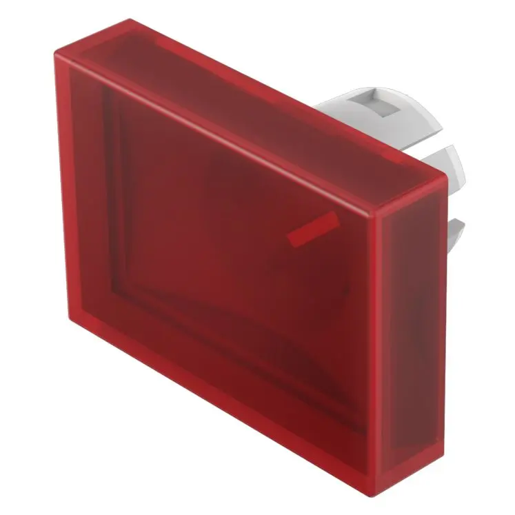 Produktfoto 1 von EAO Lampenlinse, Rot, Rechteckig, L.=21.5 mm