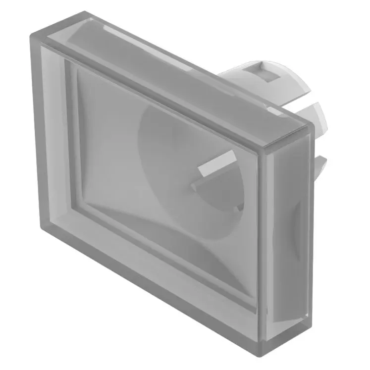 Produktfoto 1 von EAO Lampenlinse, Klar, Rechteckig, L.=21.5 mm