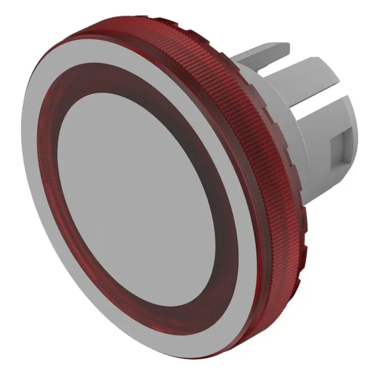 Produktfoto 1 von EAO Lampenlinse, Rot ø 19.7 mm, Rund