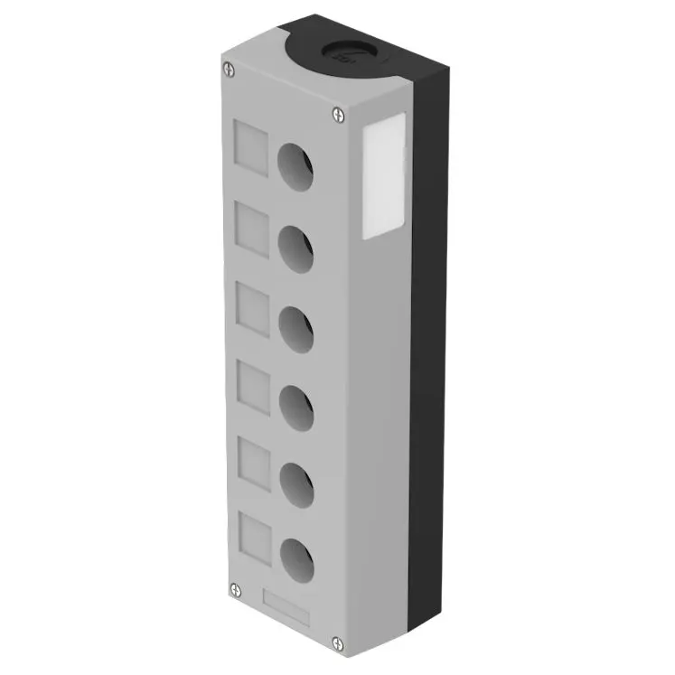 Produktfoto 1 von EAO 45-47; Universalgehäuse; Metall; Grau IP67, IP69K Breite 64 mm Höhe 85 mm
