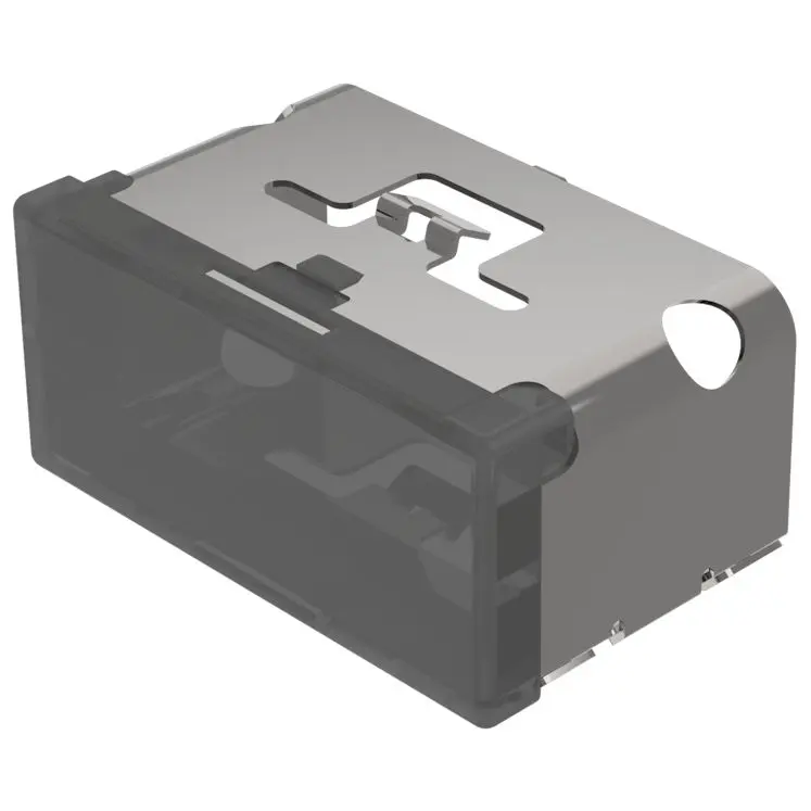Produktfoto 1 von EAO Lampenlinse, Schwarz, Rechteckig, L.=38 mm