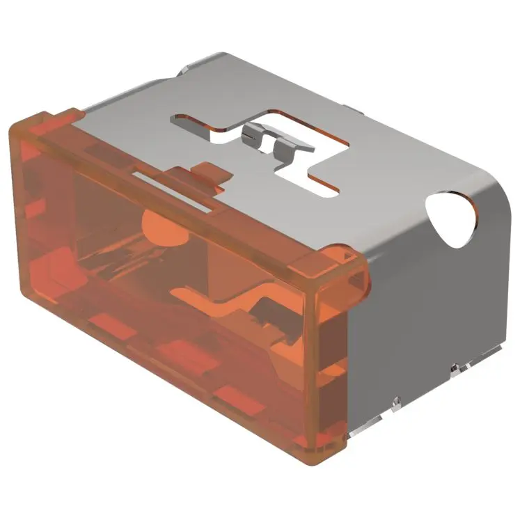Produktfoto 1 von EAO Lampenlinse, Orange, Rechteckig, L.=38 mm