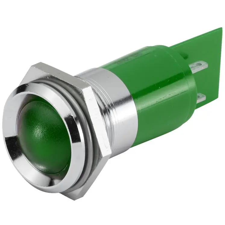 EAO 17-53 Anzeige Grün Tafelmontage-Anzeige, Steckbar 22.3, IP40, IP65