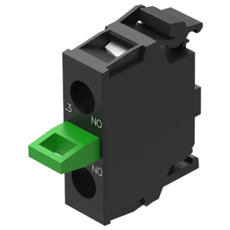 Produktfoto 1 von EAO 45 Druckschalter Tastend Basis Ø 29.5, 2 Schließer, 1 Öffner / 10 A 500 V dc, IP69K, IP40, IP65