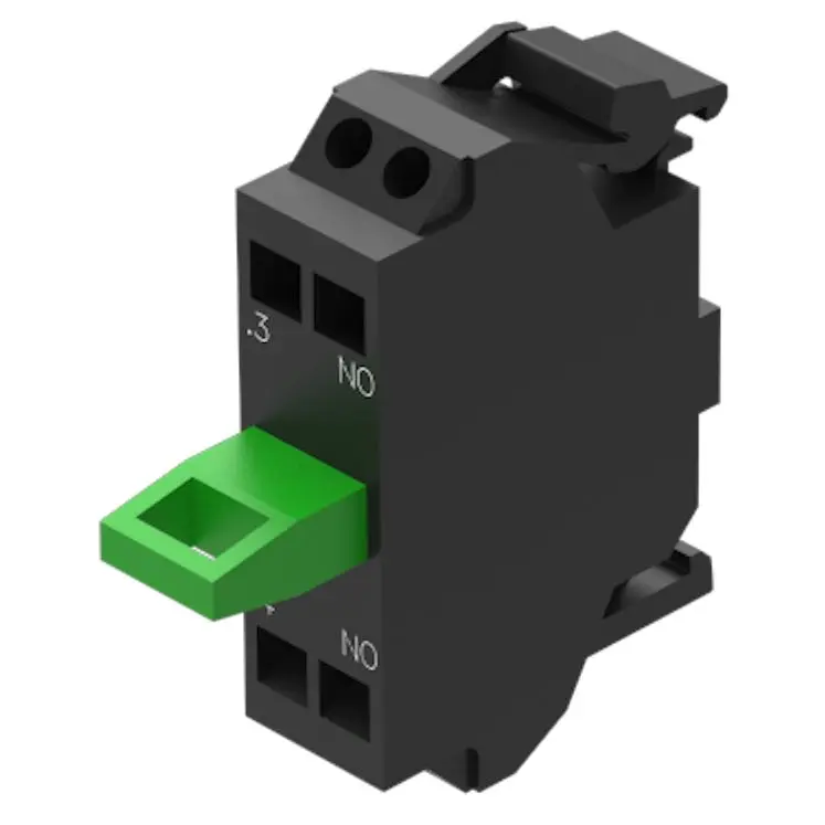 Produktfoto 1 von EAO 45 Druckschalter Gleitschalter Basis, 1 Schließer / 10 A 500 V dc, IP20, IP40