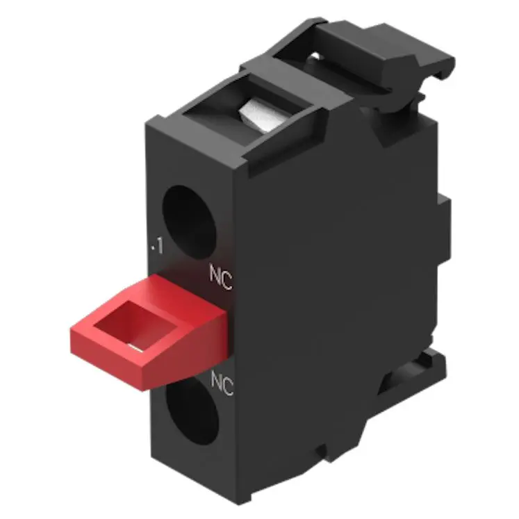 Produktfoto 1 von EAO 45 Druckschalter Gleitschalter Basis, 1 Öffner / 10 A 500 V dc, IP20, IP40