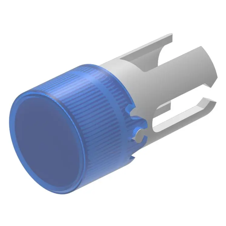 Produktfoto 1 von EAO Lampenlinse, Blau ø 7.3 mm, Rund