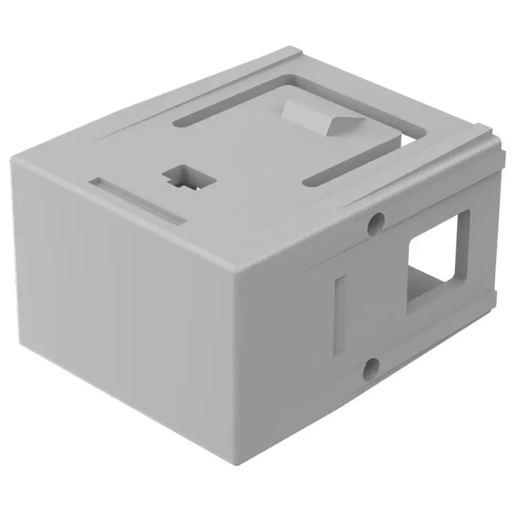 Produktfoto 1 von EAO Lampenlinse, Grau, Rechteckig, L.=25.4 mm
