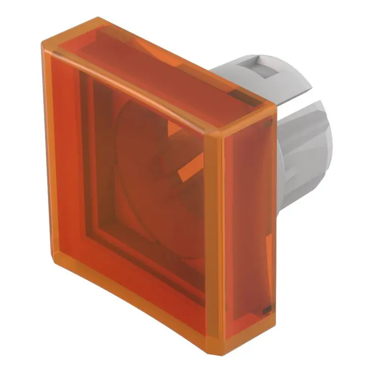 Produktfoto 1 von EAO Lampenlinse, Orange, Vierkant, L.=15.3 mm