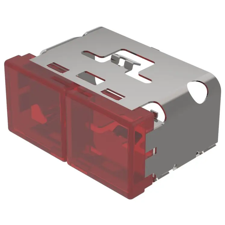 Produktfoto 1 von EAO Lampenlinse, Rot, Rechteckig, L.=38 mm
