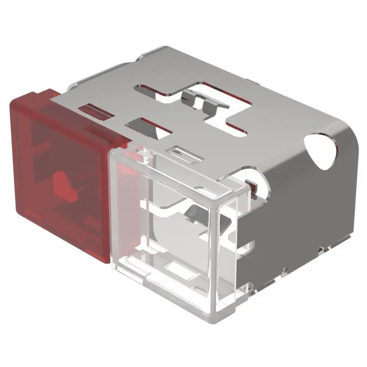 Produktfoto 1 von EAO Lampenlinse, Weiß, Rot, Rechteckig, L.=38 mm