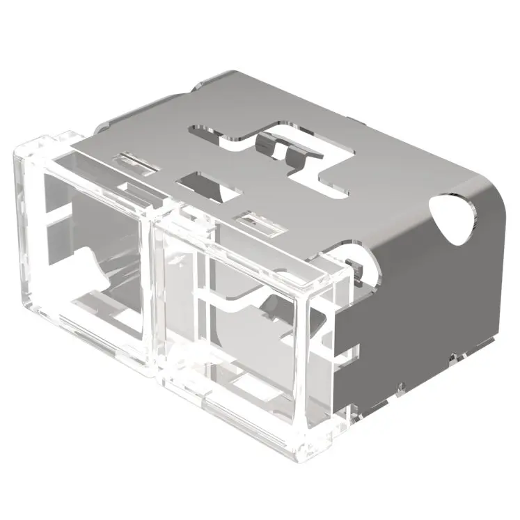 Produktfoto 1 von EAO Lampenlinse, Klar, Rechteckig, L.=38 mm