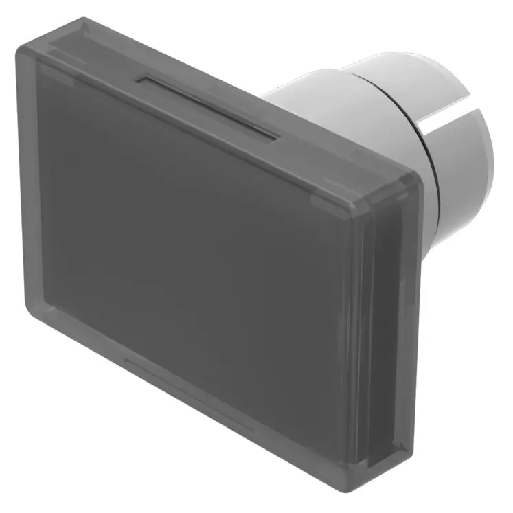 Produktfoto 1 von EAO Lampenlinse, Schwarz, Rechteckig, L.=25.5 mm