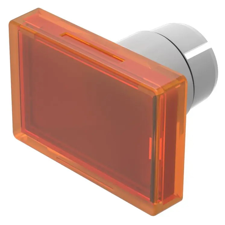 Produktfoto 1 von EAO Lampenlinse, Orange, Rechteckig, L.=25.5 mm