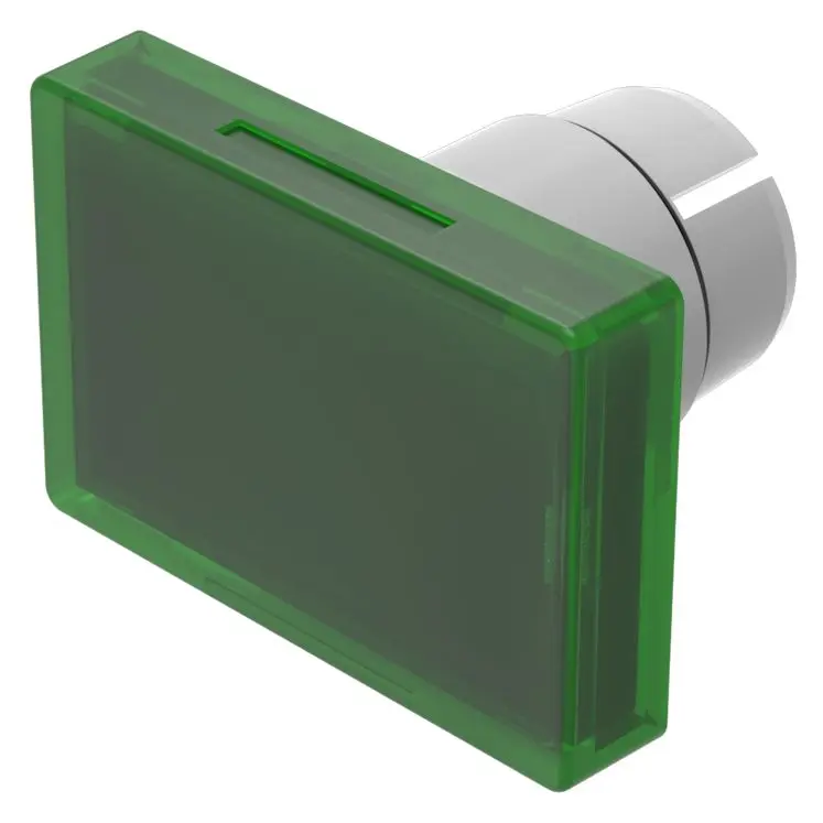 Produktfoto 1 von EAO Lampenlinse, Grün, Rechteckig, L.=25.5 mm