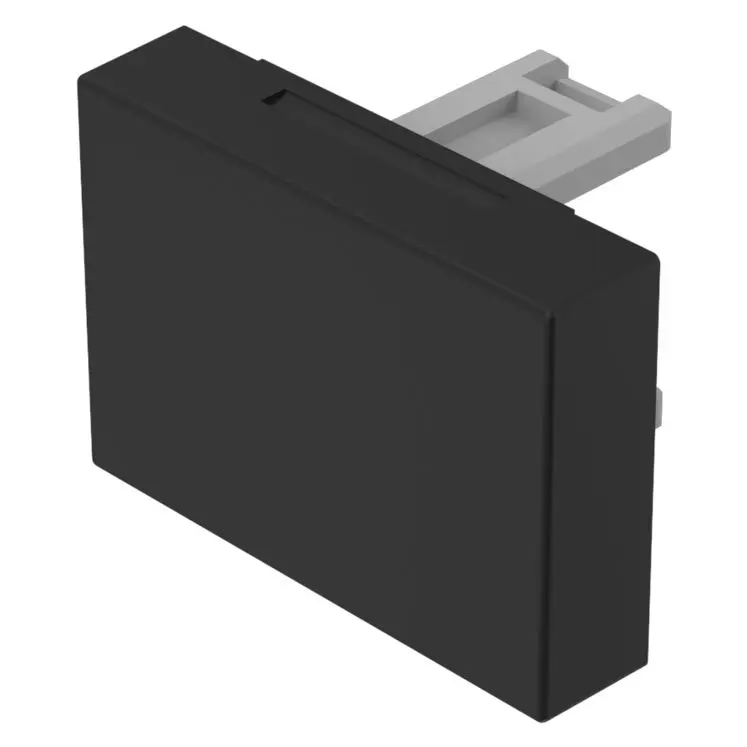 Produktfoto 1 von EAO Lampenlinse, Schwarz, Rechteckig, L.=21.5 mm
