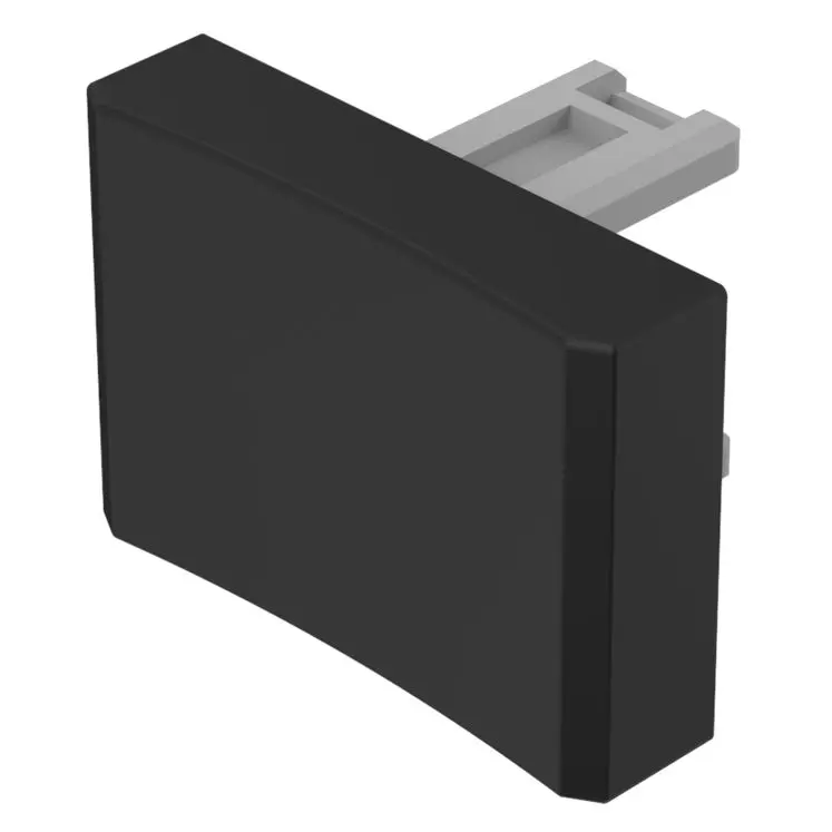 Produktfoto 1 von EAO Lampenlinse, Schwarz, Rechteckig, L.=21.5 mm