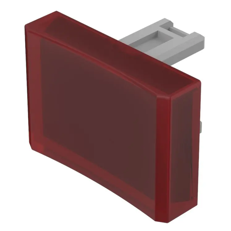 Produktfoto 1 von EAO Lampenlinse, Rot, Rechteckig, L.=21.5 mm
