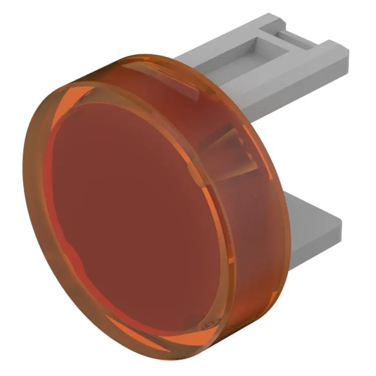 Produktfoto 1 von EAO Lampenlinse, Orange ø 15.8 mm, Rund