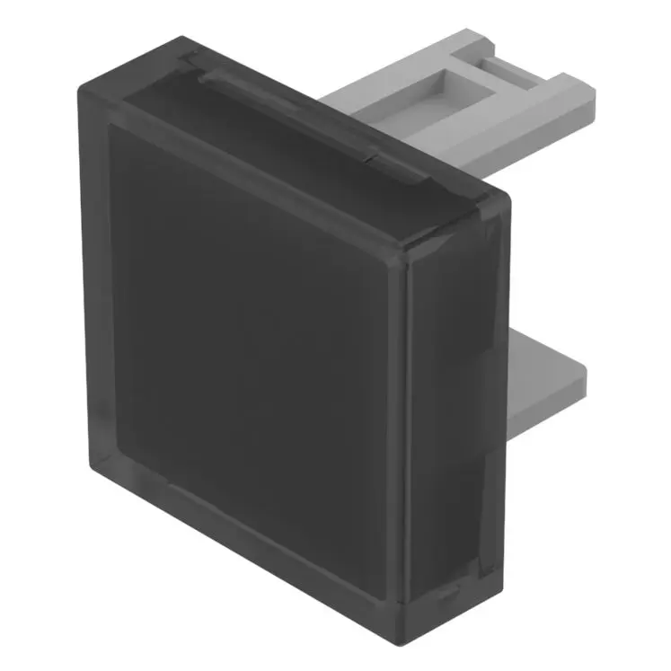 EAO Lampenlinse, Schwarz, Vierkant, L.=15.3 mm