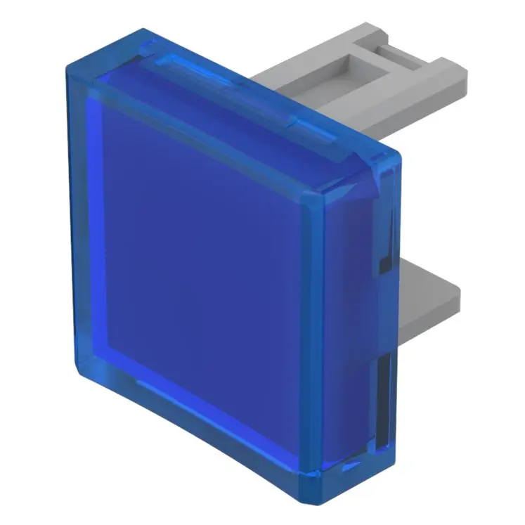 Produktfoto 1 von EAO Lampenlinse, Blau, Vierkant, L.=15.3 mm