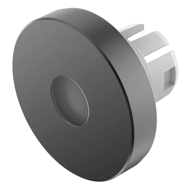 Produktfoto 1 von EAO Lampenlinse, Schwarz ø 19.7 mm, Rund