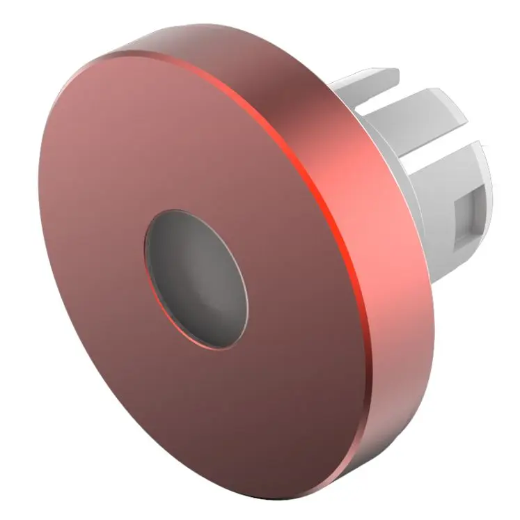 Produktfoto 1 von EAO Lampenlinse, Rot ø 19.7 mm, Rund