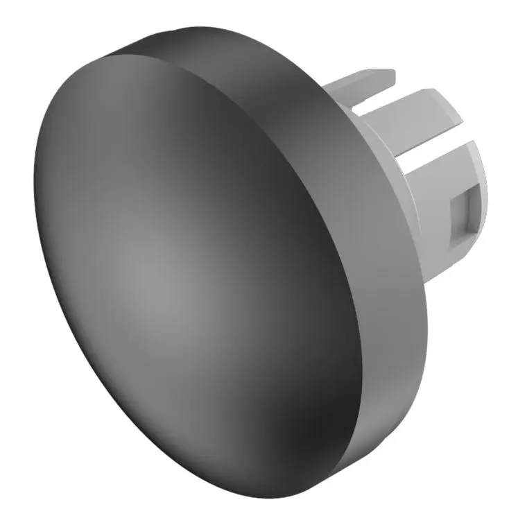 Produktfoto 1 von EAO Lampenlinse, Schwarz ø 19.7 mm, Rund