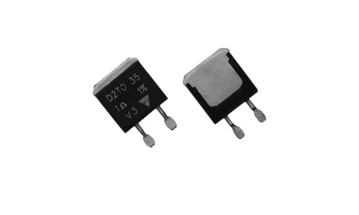 Produktfoto 1 von Vishay D2TO35, AEC-Q200 Dickschicht SMD Festwiderstand 22 Ω 5 % Oberfläche / 35 W ±250 ppm/°C, TO-263 Gehäuse