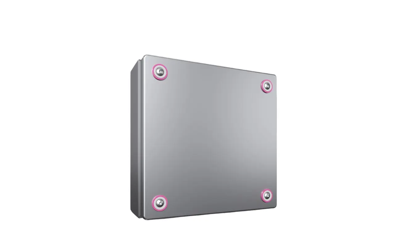 Produktfoto 1 von Rittal KX Edelstahl Anschlussbox Grau IP66, HxBxT 200 mm, 200 mm x 80 mm