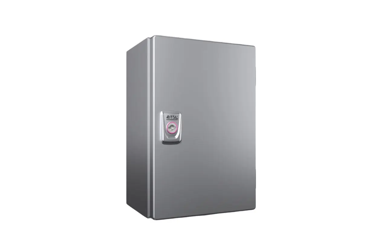 Produktfoto 1 von Rittal KX Edelstahl Wandanschlusskasten Grau IP66, HxBxT 300 mm, 200 mm x 155 mm