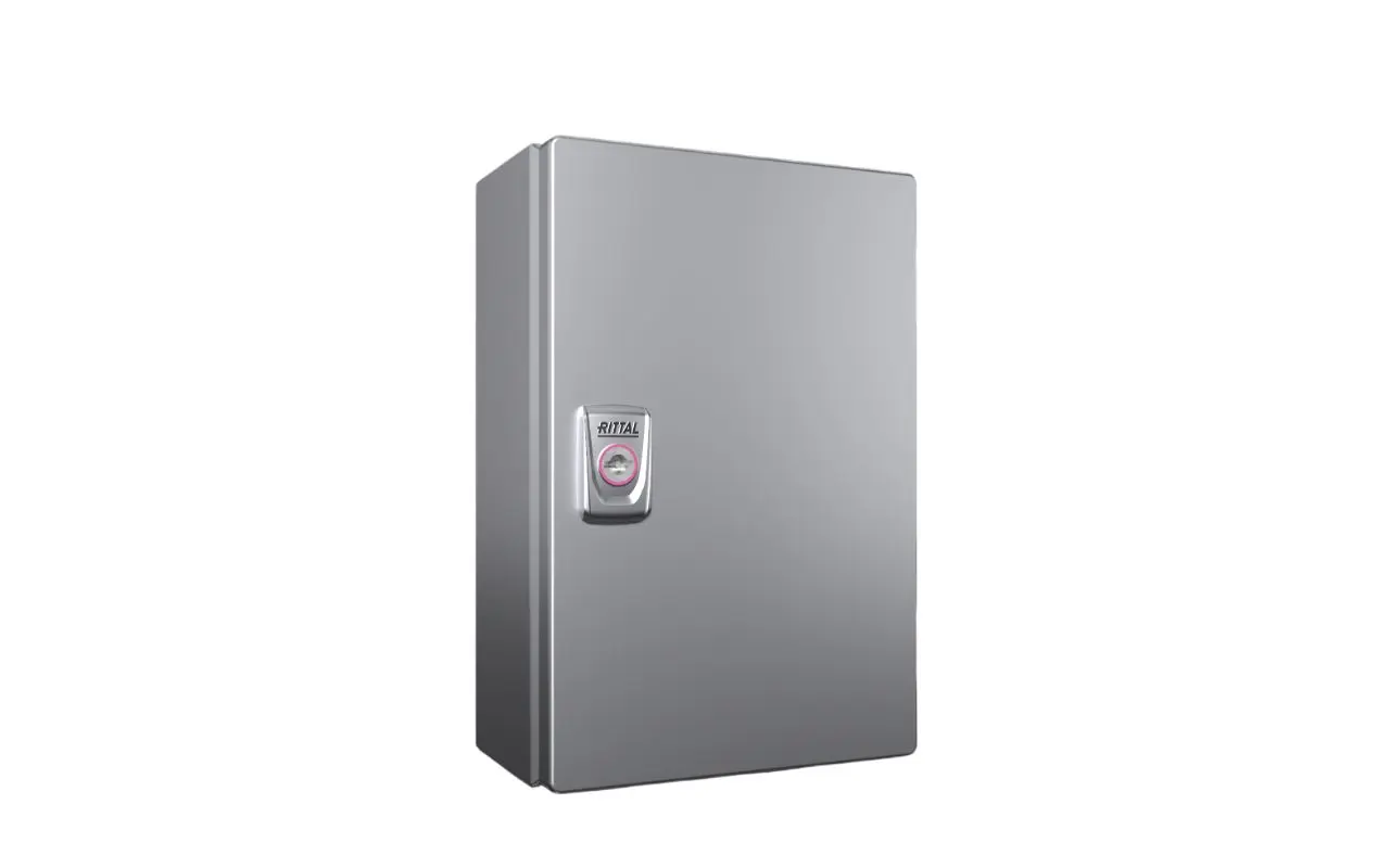 Produktfoto 1 von Rittal KX Edelstahl Wandanschlusskasten Grau IP66, HxBxT 300 mm, 200 mm x 120 mm
