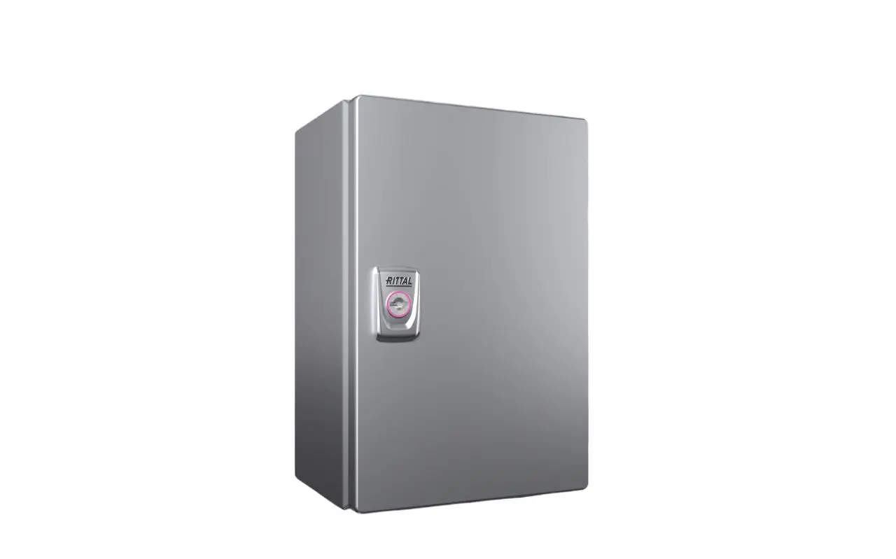 Produktfoto 1 von Rittal KX Edelstahl Wandanschlusskasten Grau IP66, HxBxT 300 mm, 200 mm x 155 mm