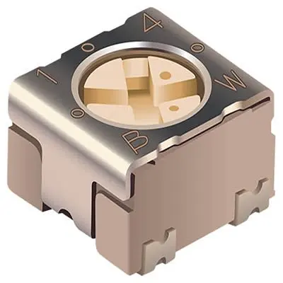 Produktfoto 1 von Bourns PVG3 1-Gang Oberfläche Trimm-Potentiometer, Einstellung von oben, 10 kΩ, 20 %, 0.25 W