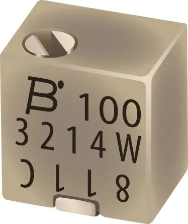 Produktfoto 1 von Bourns PVG5 12-Gang Oberfläche Trimm-Potentiometer, Einstellung von oben, 50 kΩ, 10 %, 0.25 W, SMD, L. 5 mm