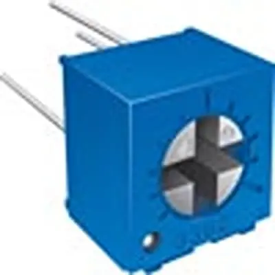 Produktfoto 1 von Bourns 3362 1-Gang Oberfläche Trimm-Potentiometer, Seitliche Einstellung, 10000 Ω, 10 %, 0.5 W, L. 7 mm